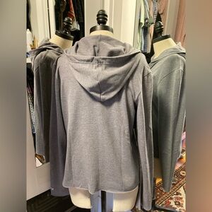 Everlast Gray Women's Full Zip Hoodie w/Pockets, Size Large